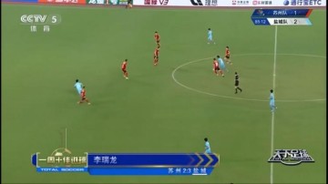 天下足球周十佳球：苏超中圈吊射第一，C罗远射第二